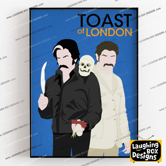 TOAST OF LONDON Comedy Characters Minimalist Print