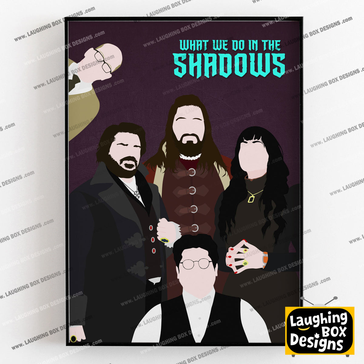 WHAT WE DO IN THE SHADOWS Comedy Characters Minimalist Print