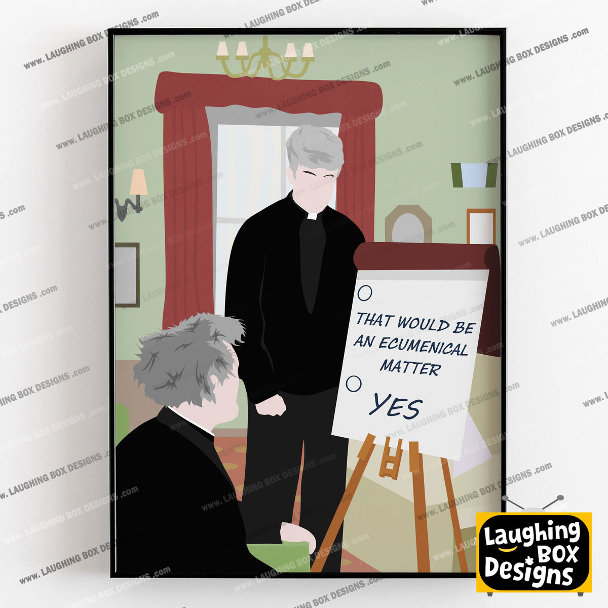 That Would Be An Ecumenical Matter / Full scene, Father Ted Print