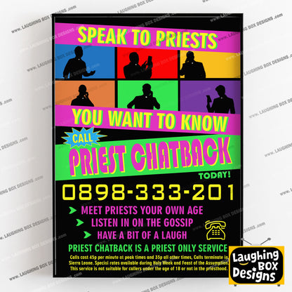 Priest Chatback / Father Ted Poster, Father Ted Print
