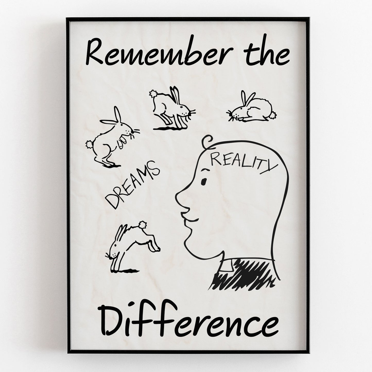 Dougal's Dreams and Reality Sketch, Remember the Diffrence, Father Ted Print