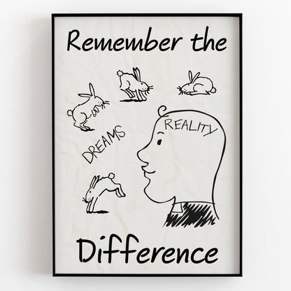Dougal's Dreams and Reality Sketch, Remember the Diffrence, Father Ted Print