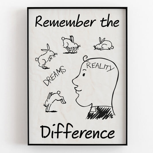Dougal's Dreams and Reality Sketch, Remember the Diffrence, Father Ted Print