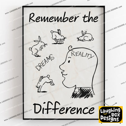 Dougal's Dreams and Reality Sketch, Remember the Diffrence, Father Ted Print