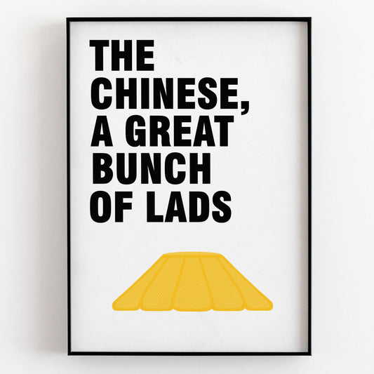The Chinese / A Great Bunch Of Lads, Father Ted Print