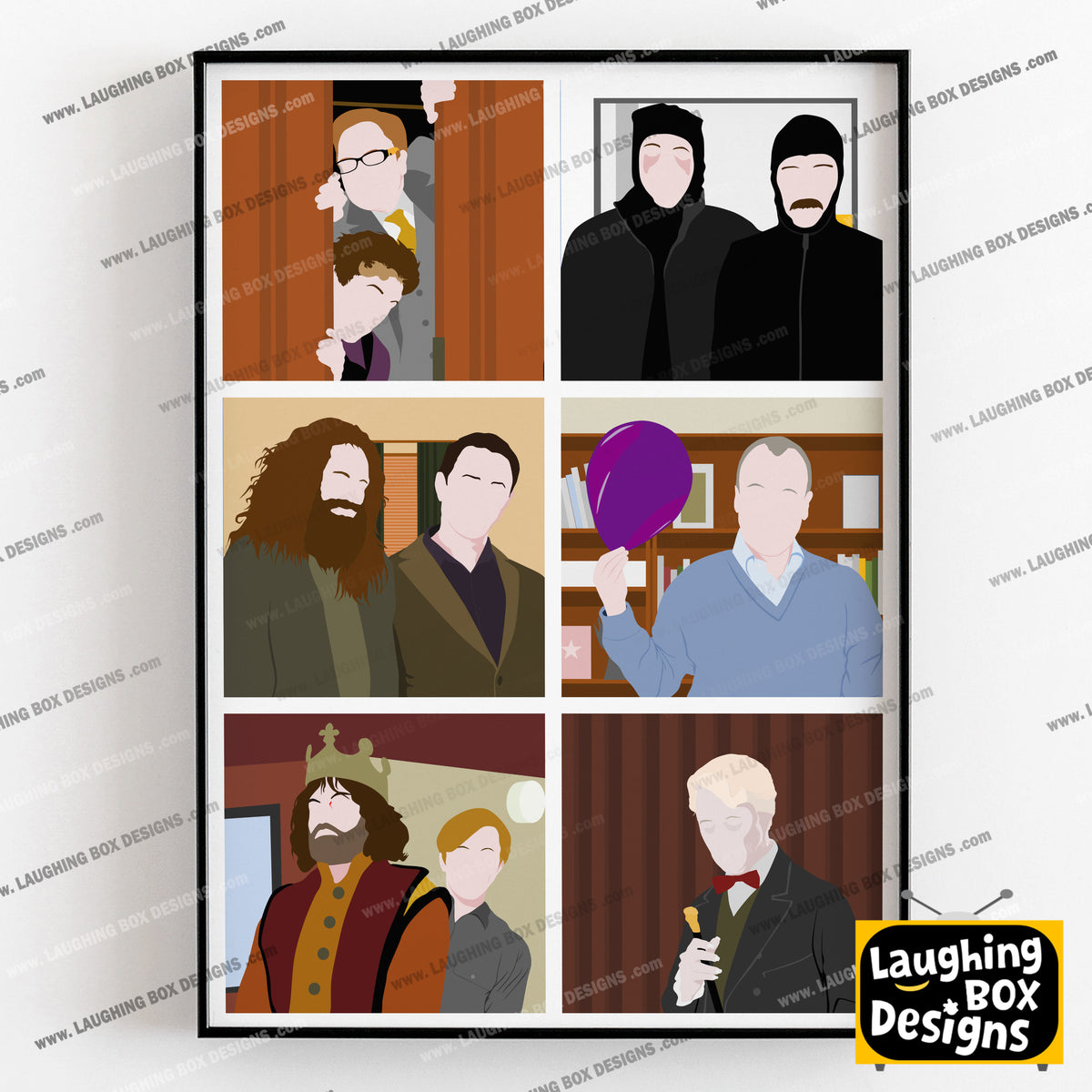 SERIES ONE CHARACTERS, Inside Number Nine Print