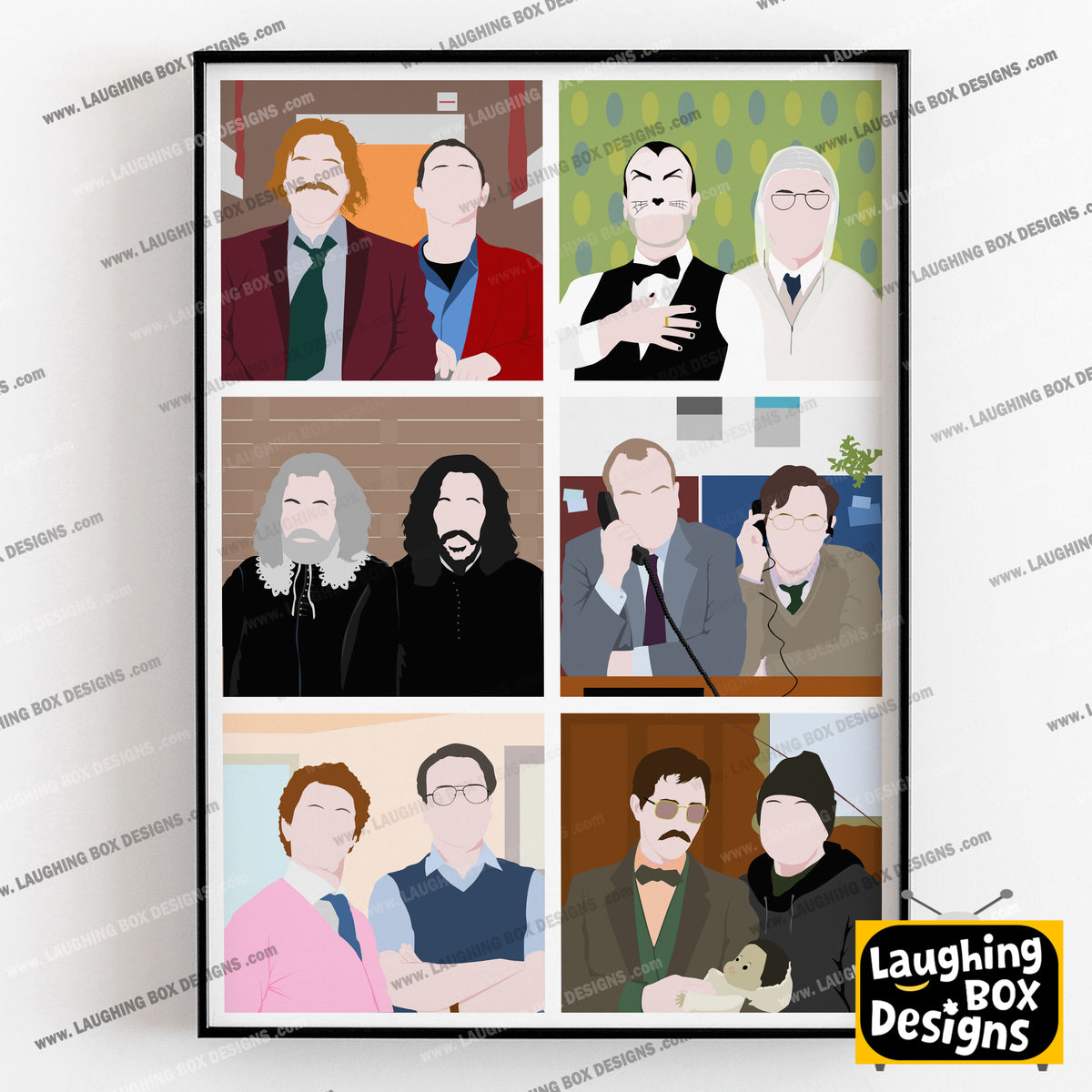 SERIES TWO CHARACTERS, Inside Number Nine Print