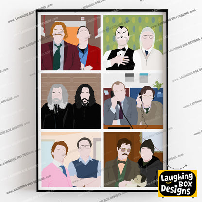 SERIES TWO CHARACTERS, Inside Number Nine Print