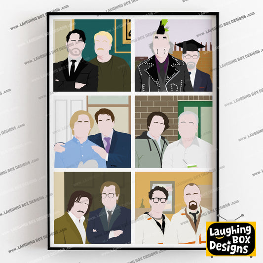 SERIES FOUR CHARACTERS, Inside Number Nine Print