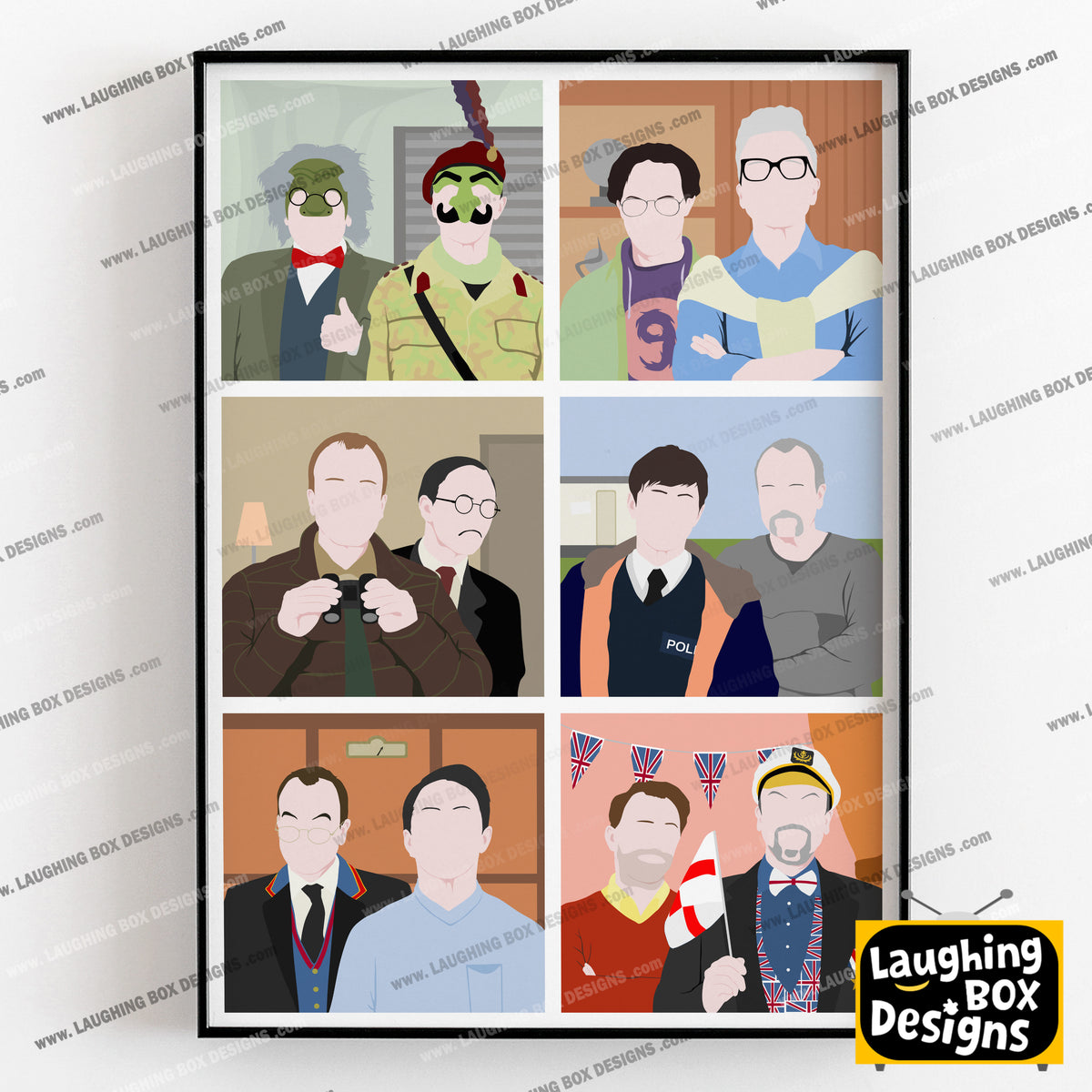 SERIES SIX CHARACTERS, Inside Number Nine Print