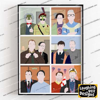 SERIES SIX CHARACTERS, Inside Number Nine Print