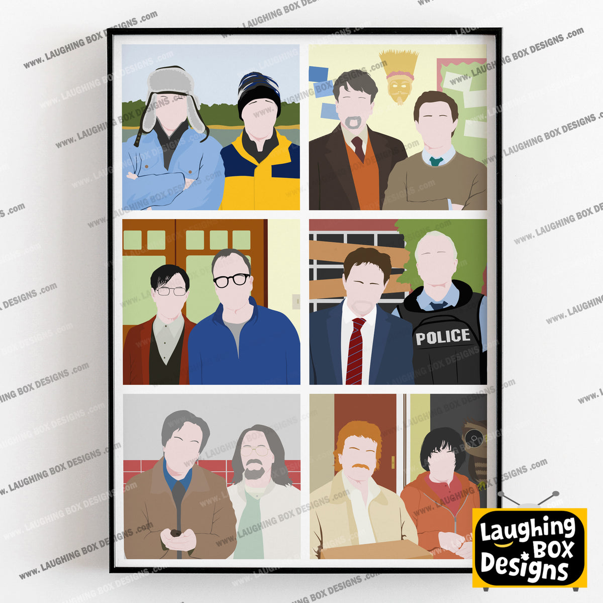 SERIES SEVEN CHARACTERS, Inside Number Nine Print
