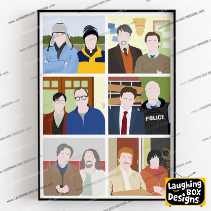 SERIES SEVEN CHARACTERS, Inside Number Nine Print