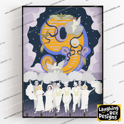 STAGE FRIGHT FINALE CHORUS LINE, Stage Fright / Inside Number Nine Print