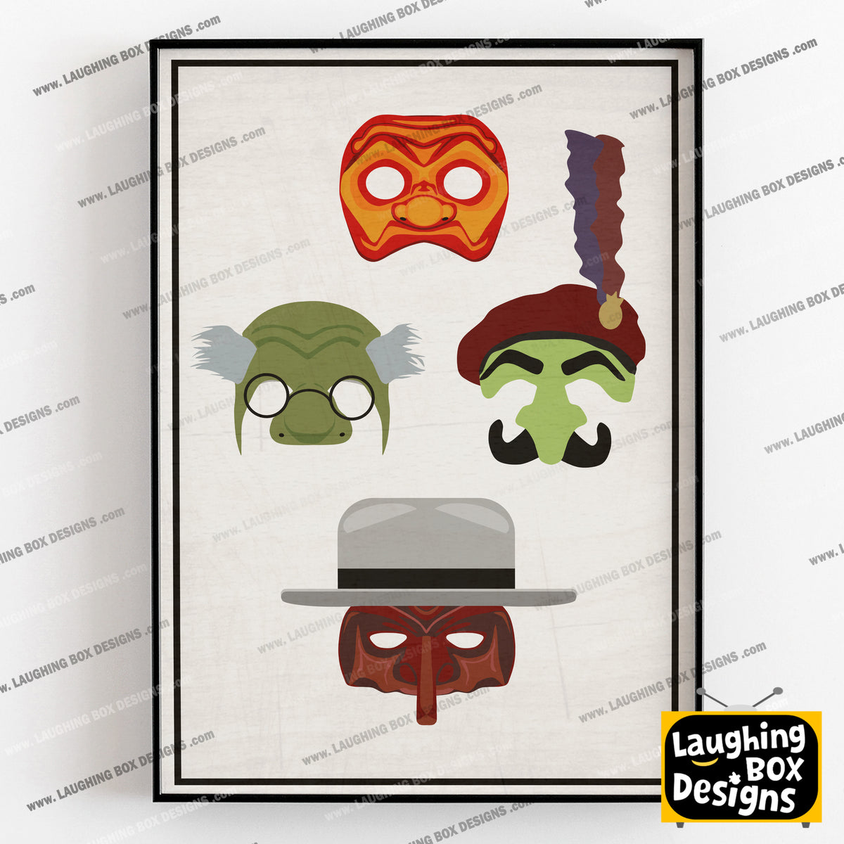 WUTHERING HEIST MASKS, Inside Number Nine Print