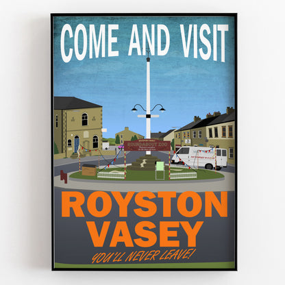 COME AND VISIT ROYSTON VASEY, Roundabout Zoo, The League of Gentlemen Print