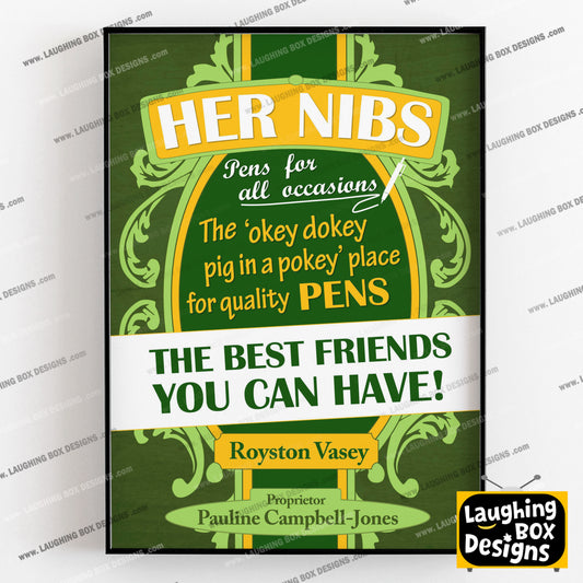 HER NIB'S Pauline's Pens Shop, The League of Gentlemen Print