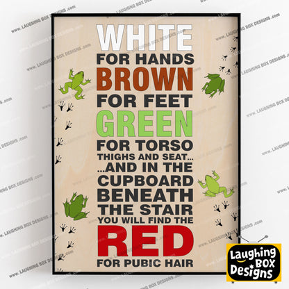 THE DENTONS Towel Rhyme, The League of Gentlemen Print