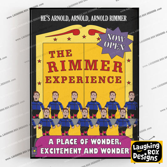 THE RIMMER EXPERIENCE, A Place Of Wonder Advert Poster, Red Dwarf Print