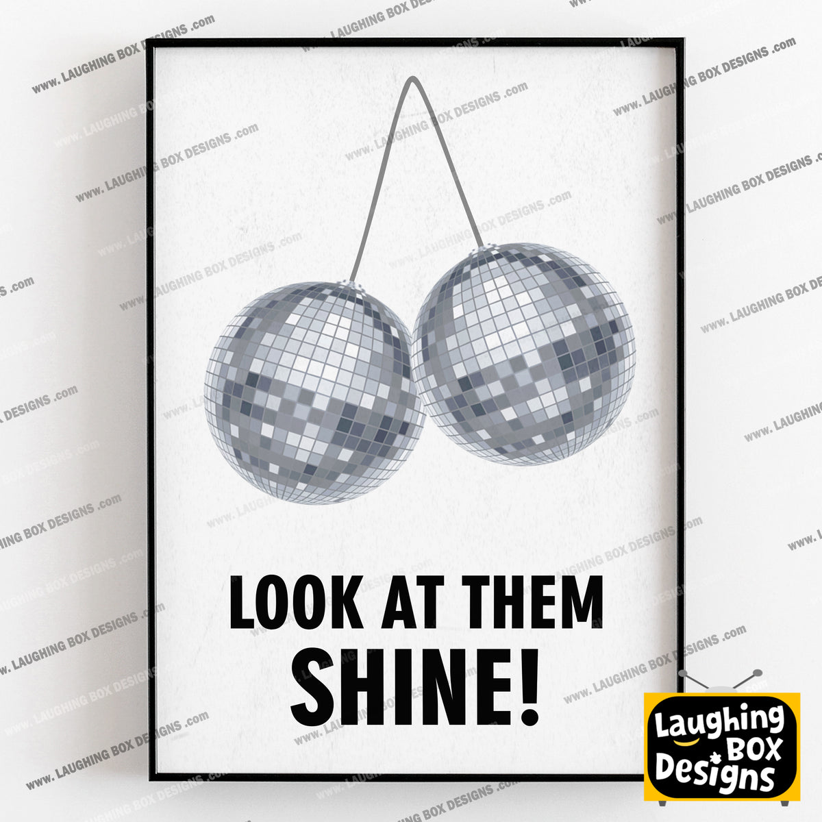 LOOK AT THEM SHINE!, Mr Susan Character Quotes, The Mighty Boosh Print