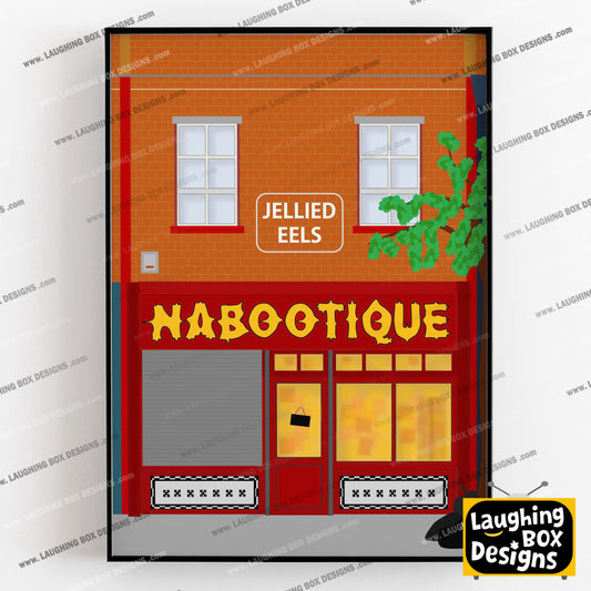 NABOOTIQUE, Series 3 Setting, The Mighty Boosh Print