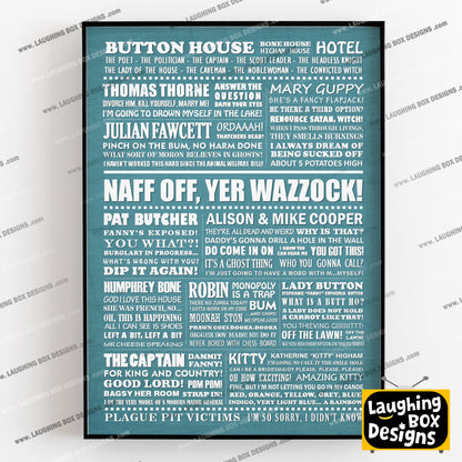 GHOSTS Typography Print (available in 8 colours)