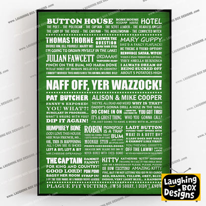 GHOSTS Typography Print (available in 8 colours)