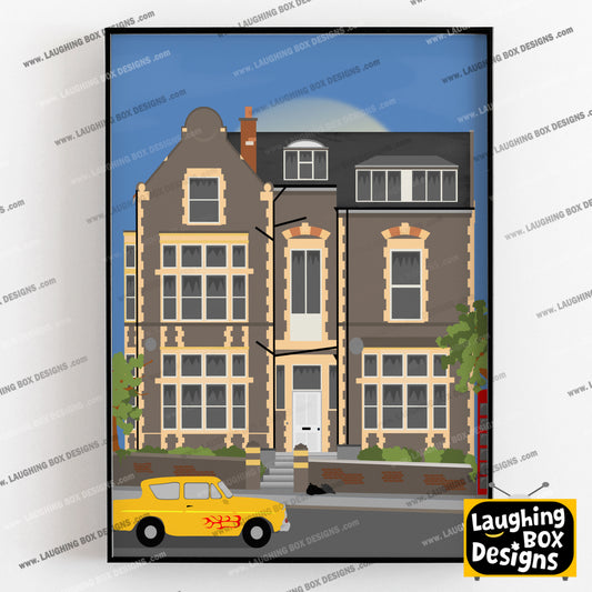 THE YOUNG ONES HOUSE, Location Illustration, The Young Ones Print