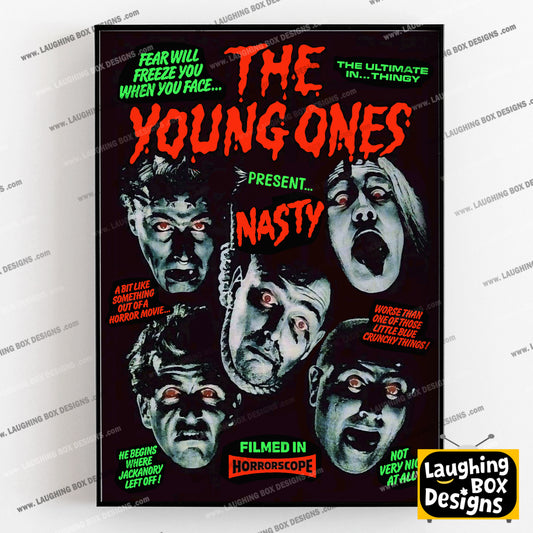 THE YOUNG ONES Presents NASTY, Horror Episode Poster, The Young Ones Print