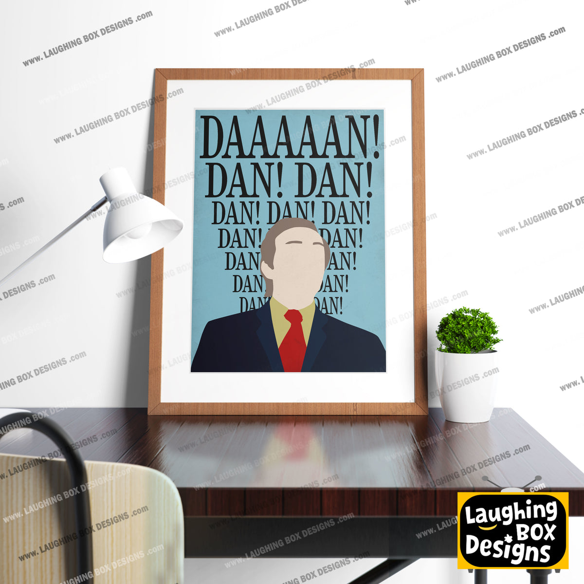 DAN! DAN! DAN! Alan Partridge Print