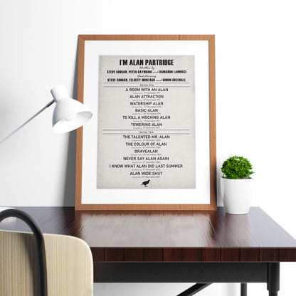 I'M ALAN PARTRIDGE EPISODE LIST Alan Partridge Print