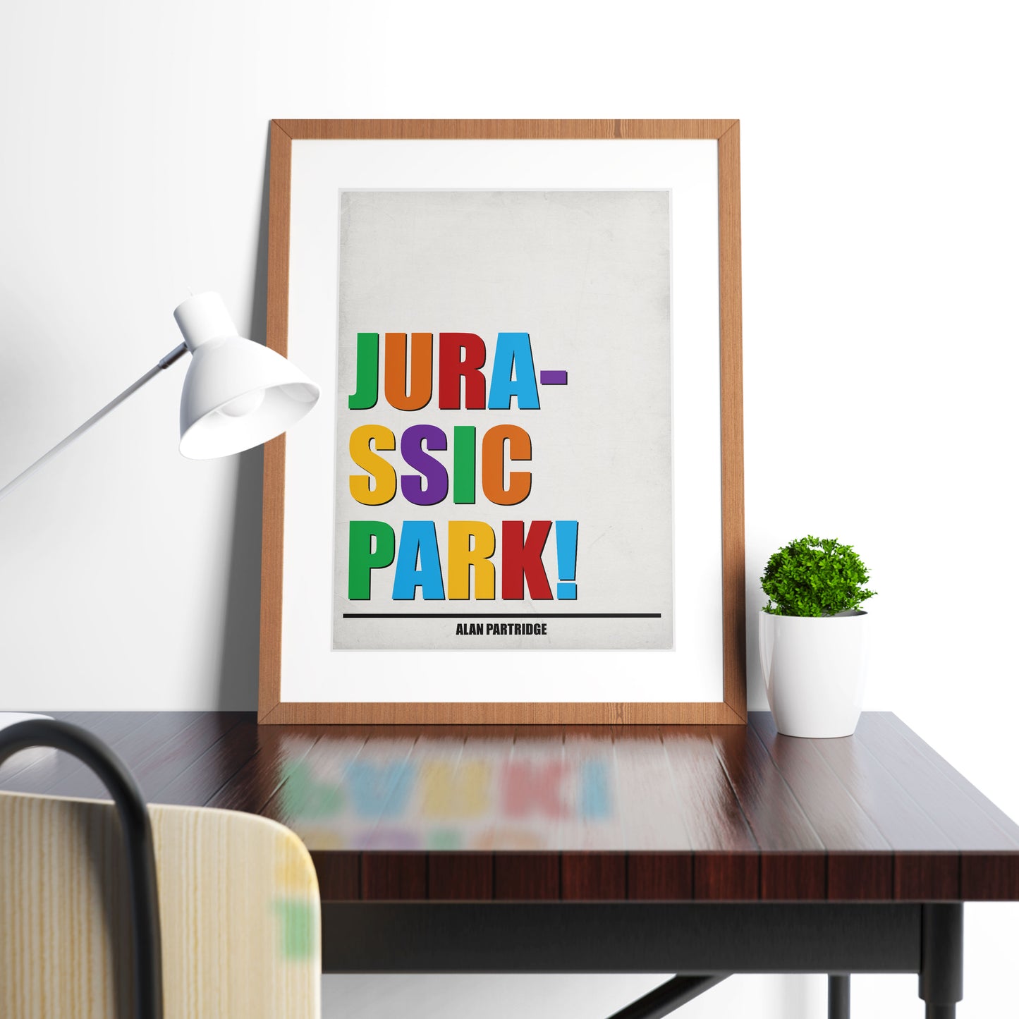 JURASSIC PARK! Alan Partridge Print
