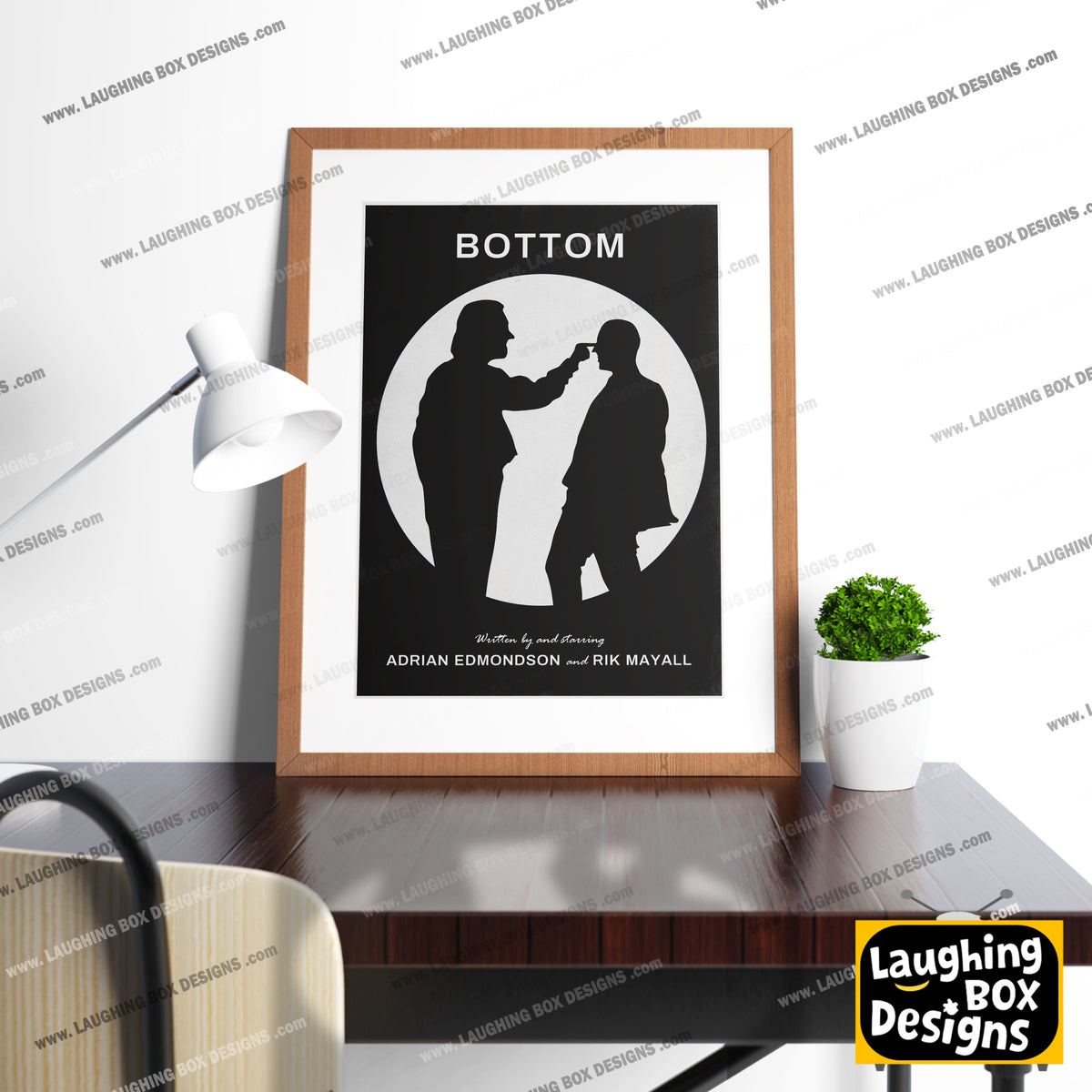 BOTTOM END CREDITS, Eye Poke Scene Silhouette, Bottom Print