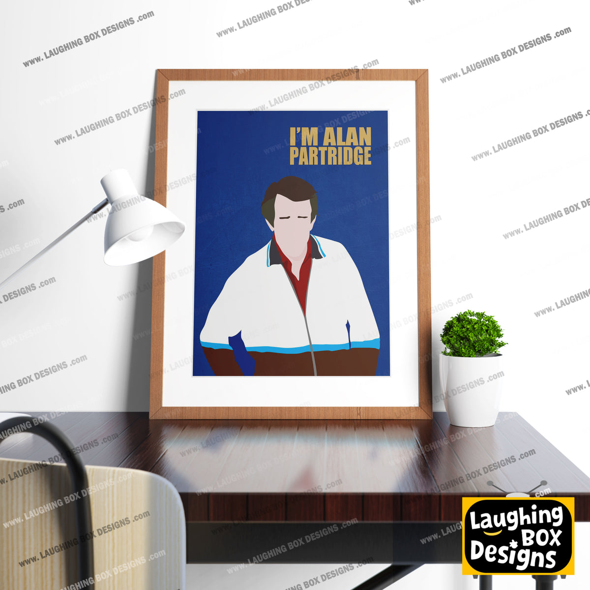 ALAN PARTRIDGE Comedy Characters Minimalist Print