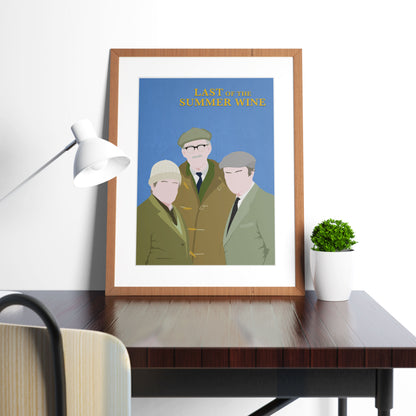 LAST OF THE SUMMER WINE Comedy Characters Minimalist Print