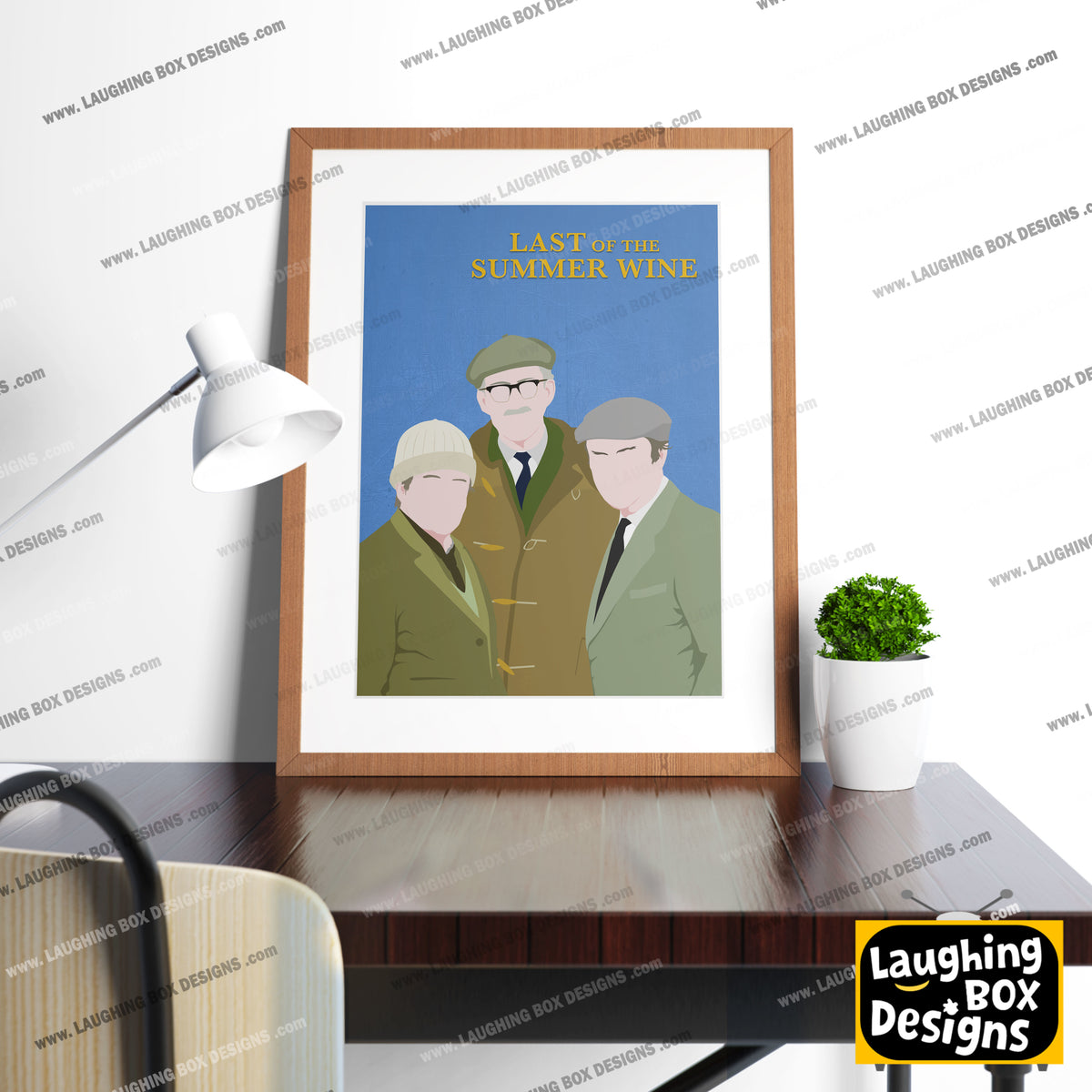 LAST OF THE SUMMER WINE Comedy Characters Minimalist Print