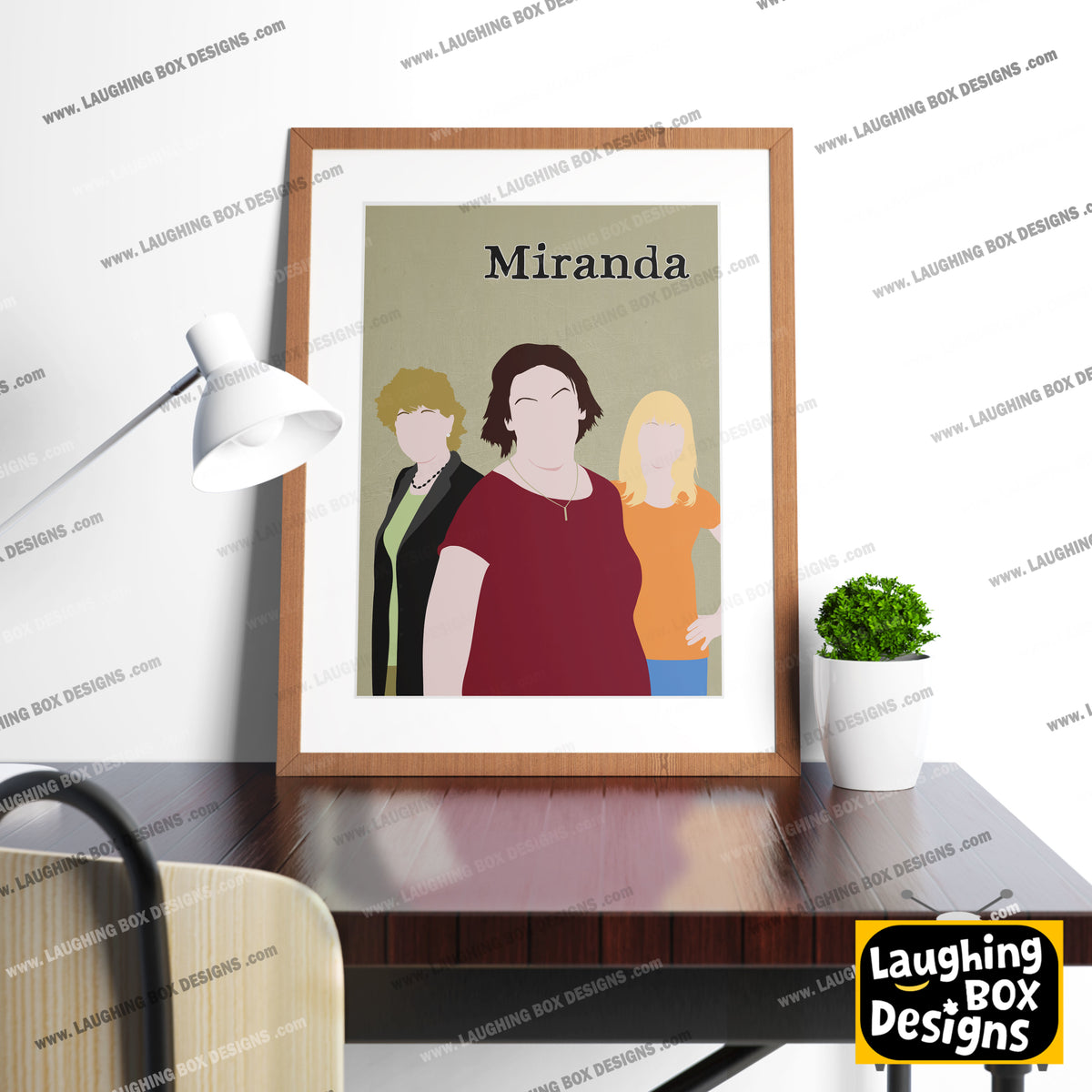 MIRANDA Comedy Characters Minimalist Print