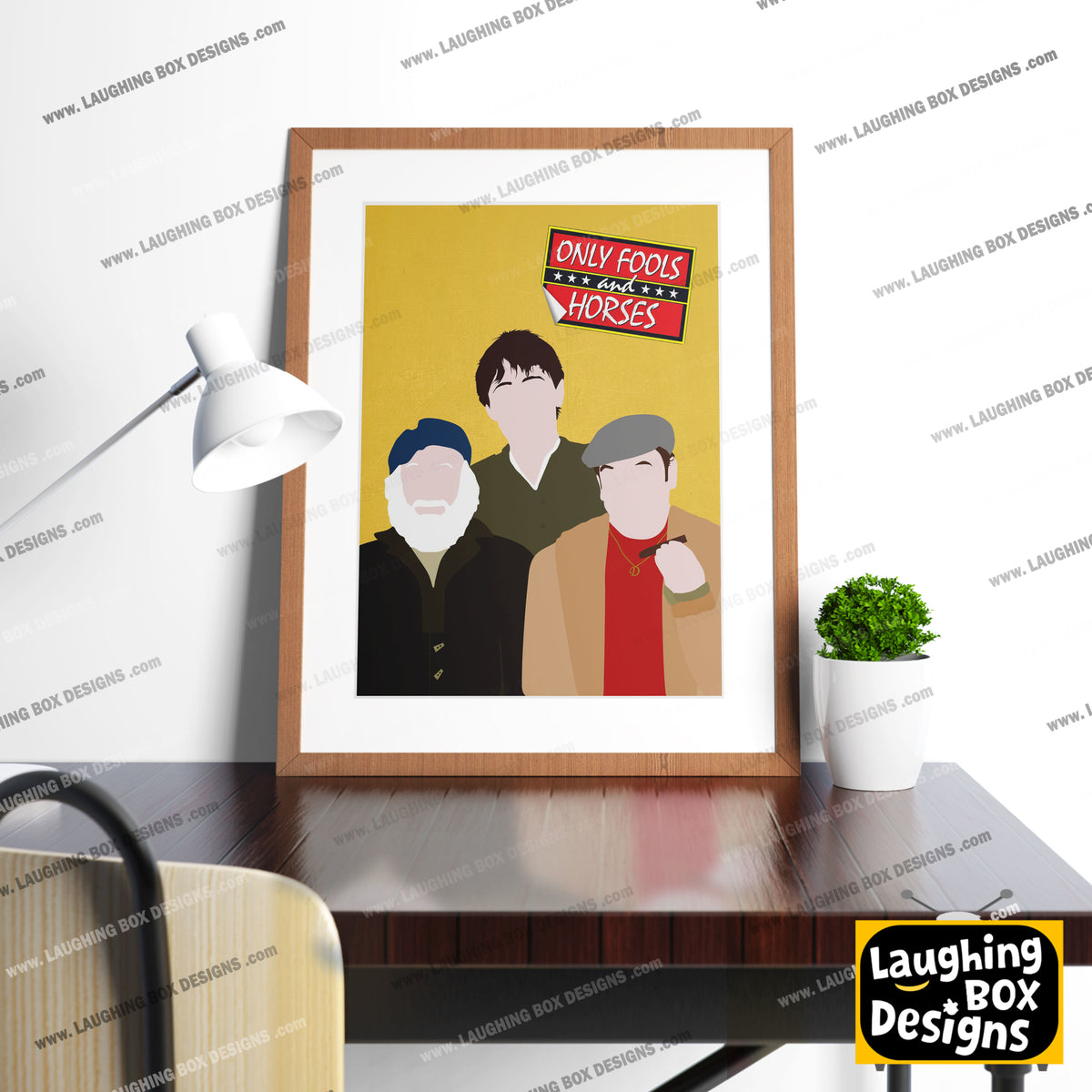 ONLY FOOLS AND HORSES Comedy Characters Minimalist Print