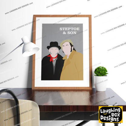STEPTOE & SON Comedy Characters Minimalist Print