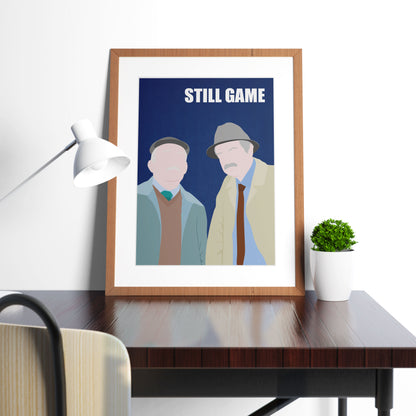 STILL GAME Comedy Characters Minimalist Print