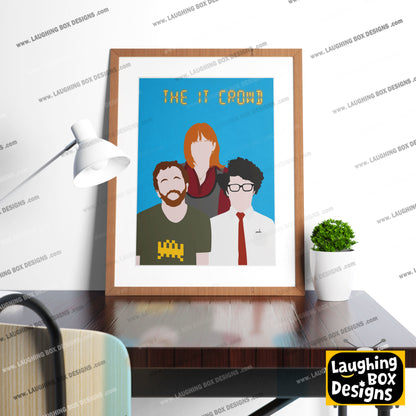 THE IT CROWD Comedy Characters Minimalist Print
