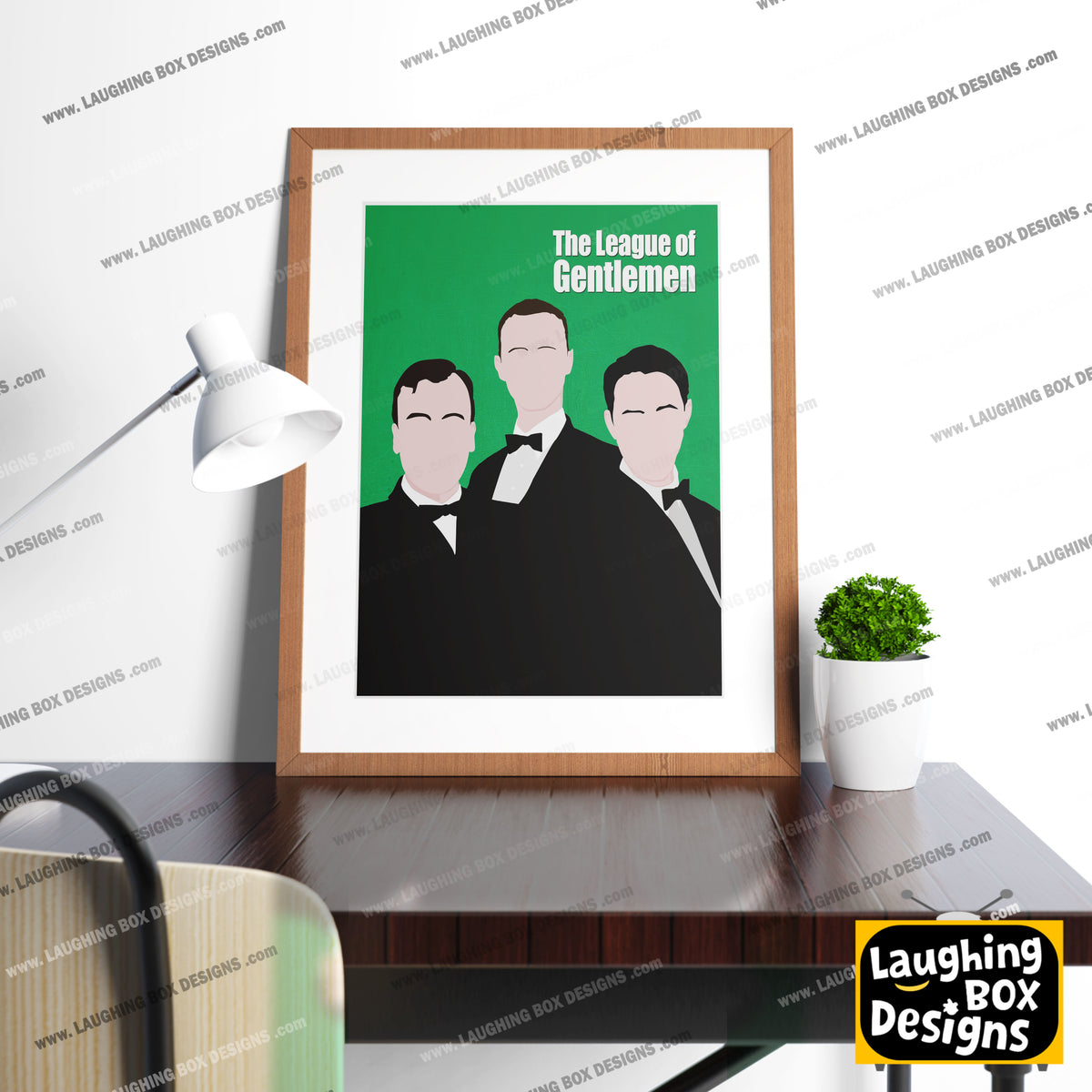 THE LEAGUE OF GENTLEMEN Comedy Characters Minimalist Print