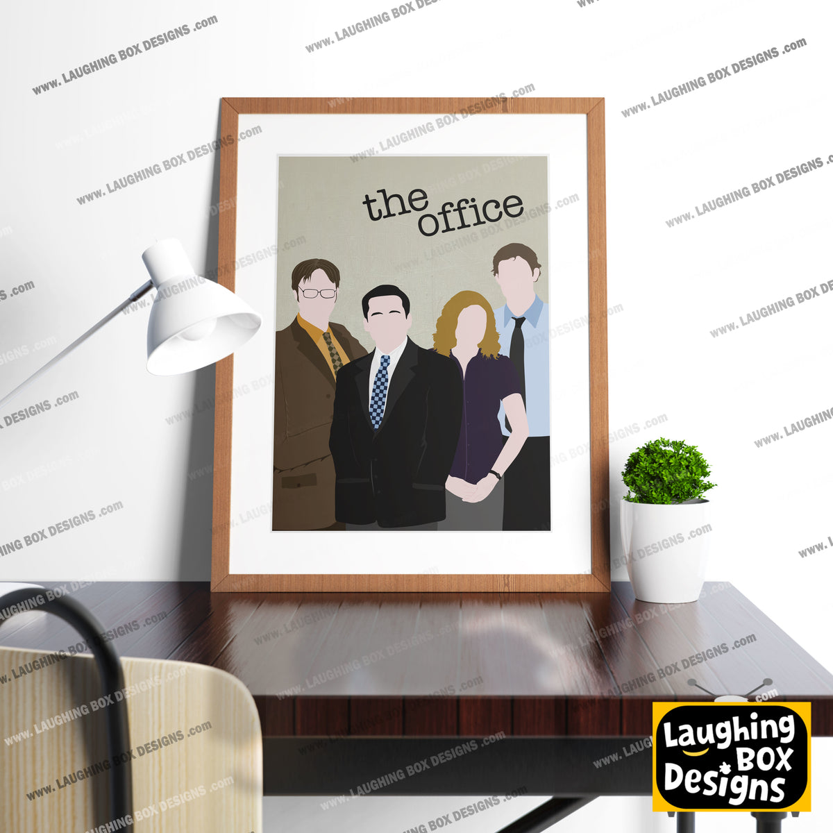 THE OFFICE (US) Comedy Characters Minimalist Print