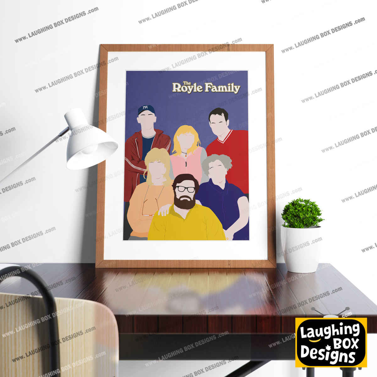THE ROYLE FAMILY Comedy Characters Minimalist Print