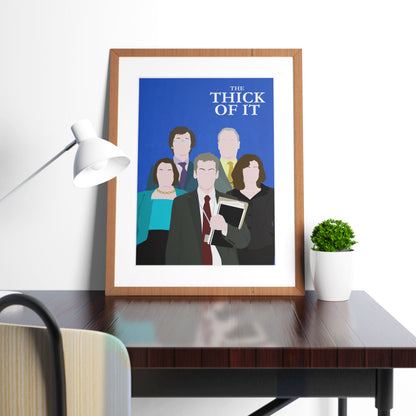 THE THICK OF IT Comedy Characters Minimalist Print