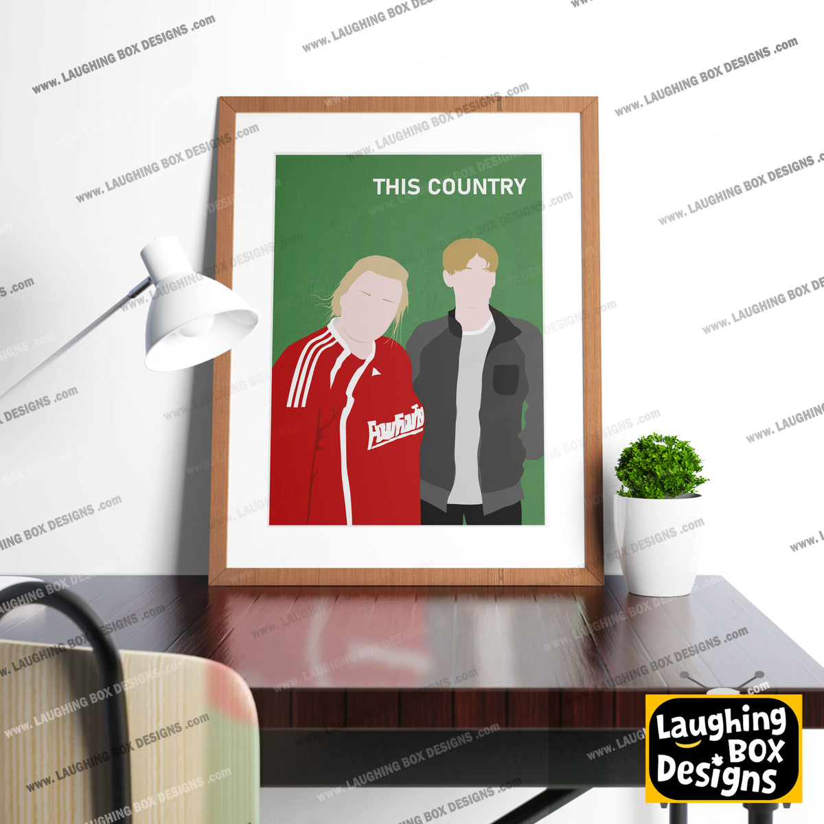 THIS COUNTRY Comedy Characters Minimalist Print