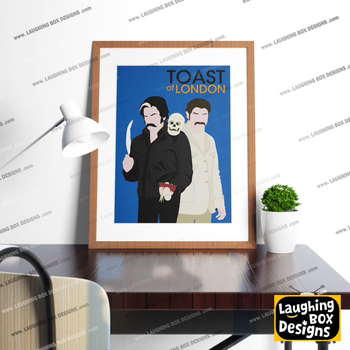 TOAST OF LONDON Comedy Characters Minimalist Print