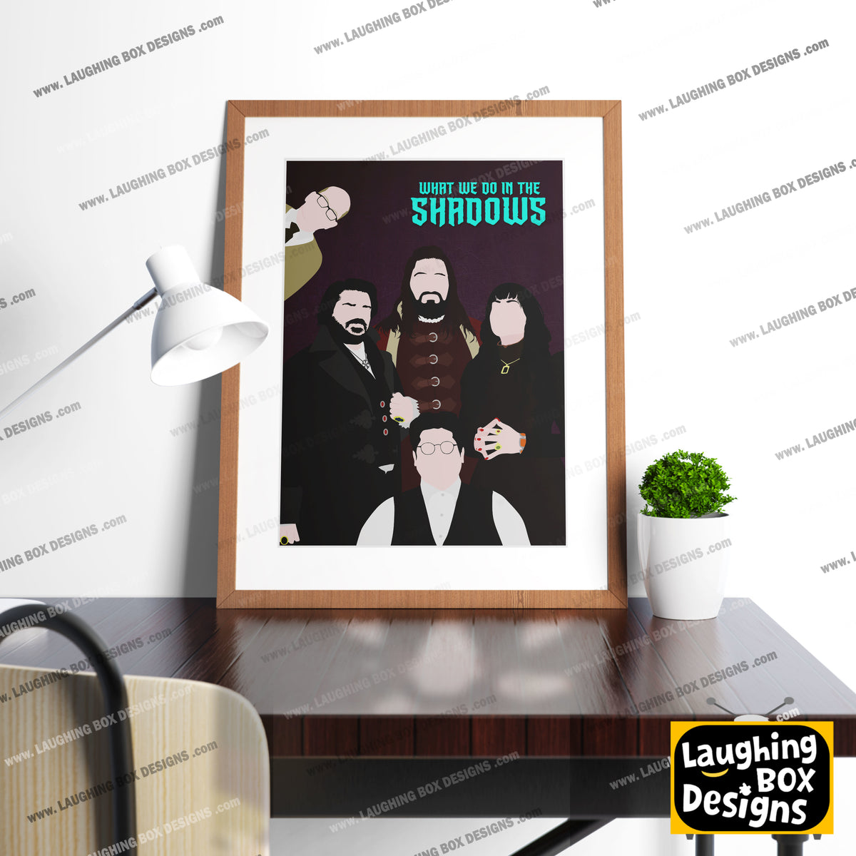 WHAT WE DO IN THE SHADOWS Comedy Characters Minimalist Print