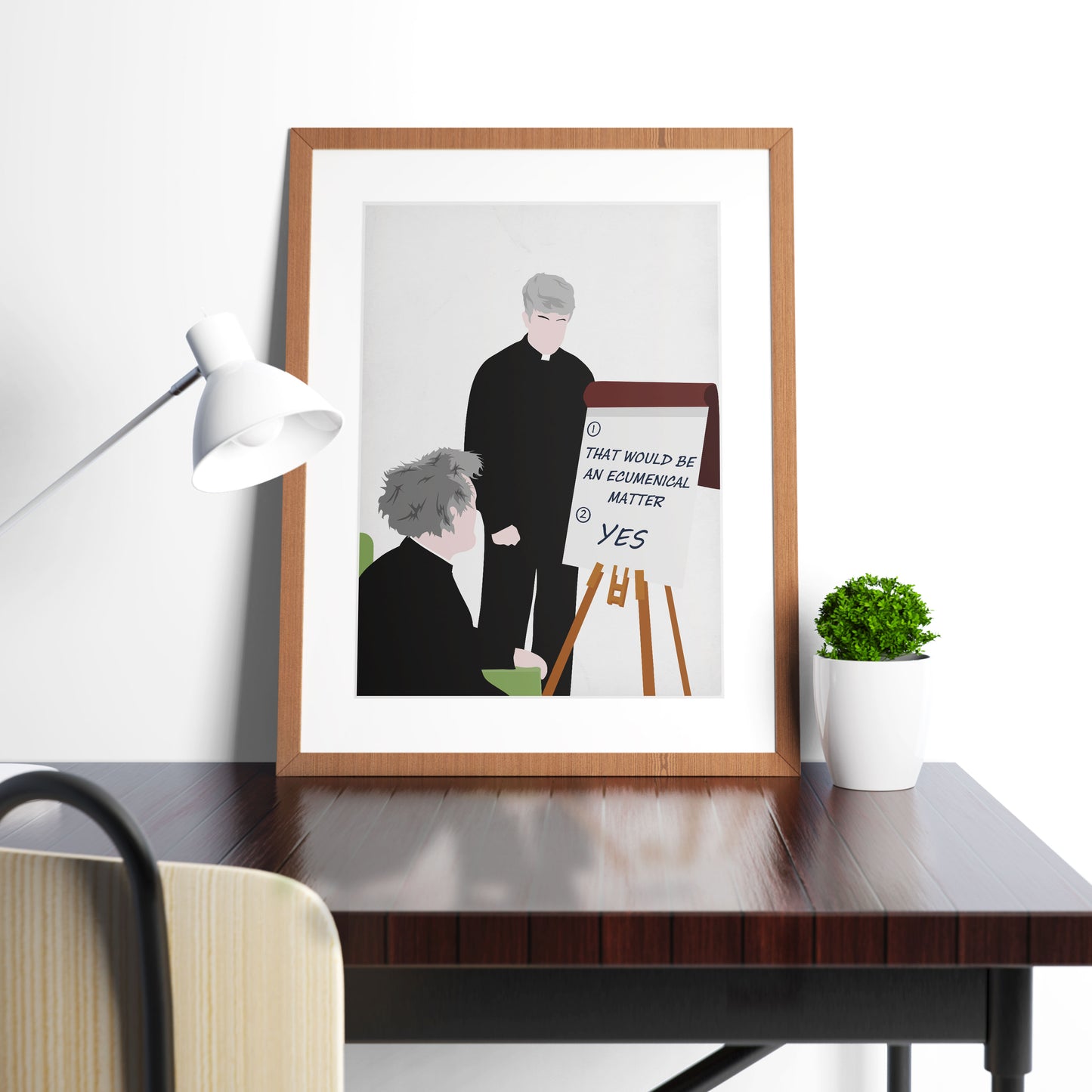 That Would Be An Ecumenical Matter / Teaching Father Jack, Father Ted Print