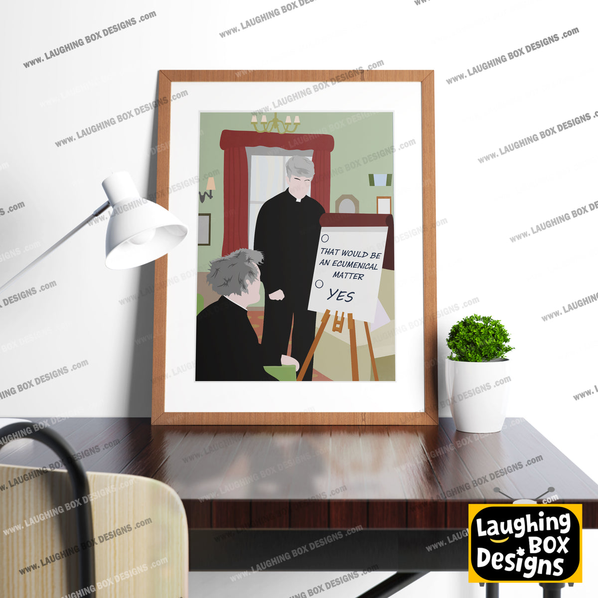 That Would Be An Ecumenical Matter / Full scene, Father Ted Print